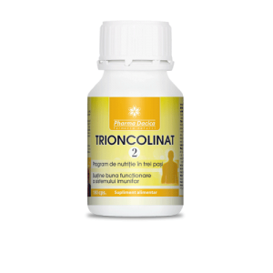 trioncolinat 2, 180 capsule, sistem imunitar, pharma dacica